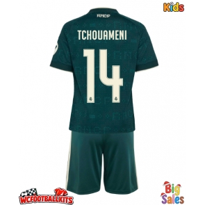Real Madrid Aurelien Tchouameni #14 Replica Away Stadium Kit for Kids 2026-27 Short Sleeve (+ pants)